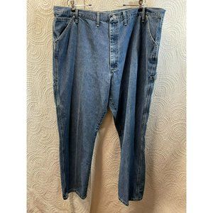 Wrangler Comfortable Men's Carpenter Denim Jeans Cotton Blend Blue Size 46 x 32